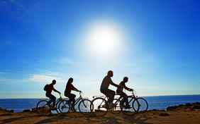 Der Süden Sardiniens eignet sich hervorragend für eine Radtour mit der ganzen Familie